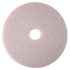 3M F-4100PLG-WHT-12 - 4100Plg White Polishing Pads, 12 in (305 mm) F-4100Plg-Wht-12 7000052397 - eGrimesDirect