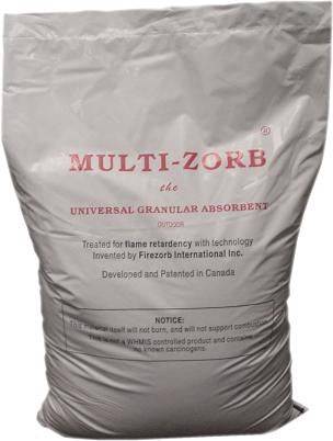 No MLZ10 Multi-Zorb spill control absorbent pad for managing liquids and preventing spills in industrial settings.