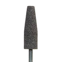 Norton resin bond mounted points charger, A-shape, 30 grit, 1/4 x 1-1/2 inch, for grinding and finishing applications.