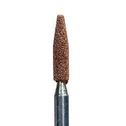 Norton A-shape mounted points with vitrified bond, Gemini 38 M, 1/4x1-1/16, J6, for precision grinding and polishing.