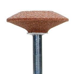 Norton Vitrified Bond A-Shape Mounted Point Gemini 38 M 1-5/8 x 3/8 M4A 1/4 x 1-1/2 for grinding and finishing applications