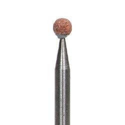 Norton A-shape mounted point with vitrified bond, Gemini 38 M/F, 1/8 inch ball shape for grinding and polishing applications.