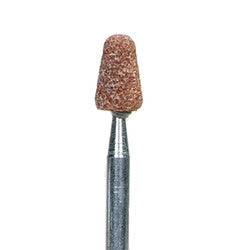 Norton B-shape mounted points with vitrified bond, Gemini 38 M size, 7/32x3/8 inch, for grinding and polishing applications.