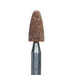 Norton 24420 B-shape vitrified bond mounted point with Gemini 38 M grit, 3/8x3/4 inch, J2, 1/8x1-1/2 inch for grinding tools