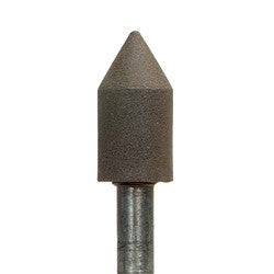 Norton 22926 center lap mounted points with aluminum oxide abrasive, SP19, 1/2 x 1-1/4 size, used for grinding and finishing.