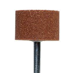 Norton Gemini Vitrified Bond Mounted W Shape Point for stock removal, 1-1/2 x 1 inch, M4 thread, used for grinding and shaping.