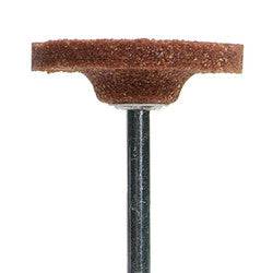 Norton Gemini 24560 vitrified bond mounted W shape point for stock removal, 1-1/8 inch diameter, designed for grinding applications.