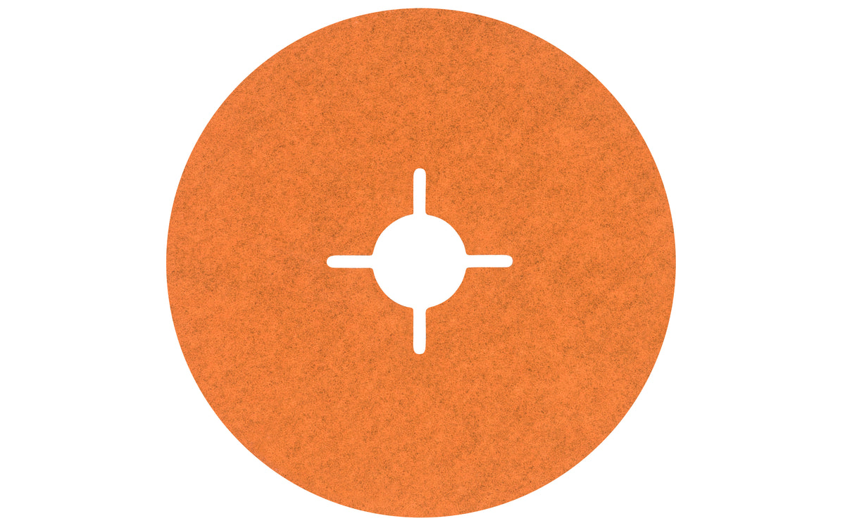 WALTER COOLCUT XX 15X512V Fibre Disc with 120 Grit Aluminum Oxide, 5-inch abrasive disc for grinding and polishing.