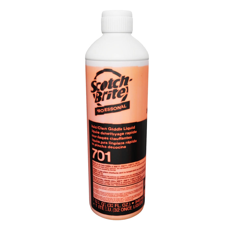 3M Scotch-Brite H-701-32OZ - Quick Clean Griddle Liquid One Quart Bottle 7000002182