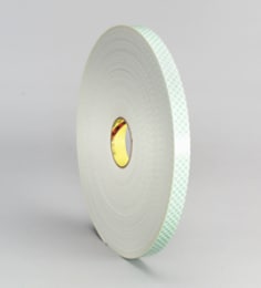 3M 4008-3X36 - Double Coated Urethane Foam Tape 4008 Off-White 3 Inch X 36 Yards 1/8 Inch 7000047506
