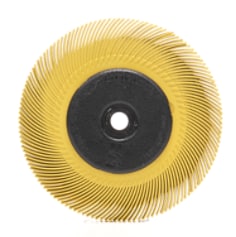3M Scotch-Brite SB33215 - Radial Bristle Brush BB-ZB 6 Inch x 7/16 Inch x 1 Inch (80 Grit) With Adapter 7100138300