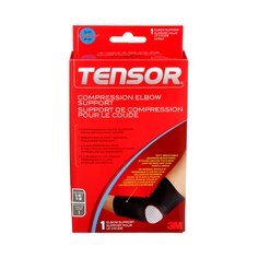 3M Tensor 207823-T - Elasto-Preene Elbow Support Black (Small/Medium) 7100160896