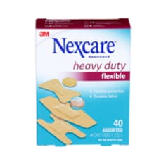 3M HD202 - Nexcare Heavy Duty Fabric Bandages, Tan, Assorted Sizes, 40 Bandages Per Box Hd202 7100249625