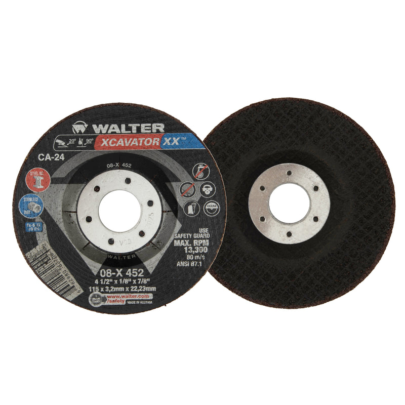 WALTER 08X452 - 4-1/2 Inch x 1/8 Inch x 7/8 Inch Xcavator XX - eGrimesDirect