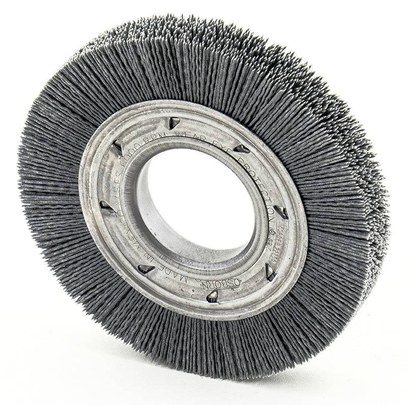 Sait 04390 1-inch 80X nylon end brush with stiff bristles, suitable for cleaning and detail work on various surfaces.