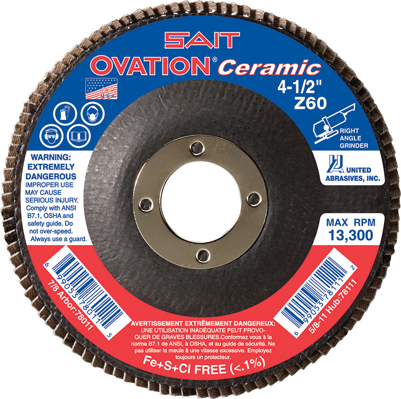 Sait 78329 - OVATION CERAMIC 5 X 5/8-11 60X SAIT 78329 - eGrimesDirect
