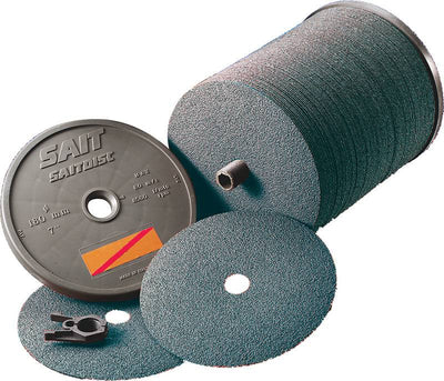 Sait 51295 - 7 Inch Diameter X 7/8 Inch Arbor 60 Grit Bulk Pack Silicon Carbide 8S Fibre Disc - eGrimesDirect