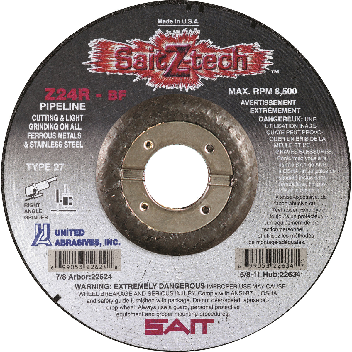 Sait Z-Tech 22626 - Type 27 9 X 1/8 X 7/8 Z-Tech Pipe - eGrimesDirect
