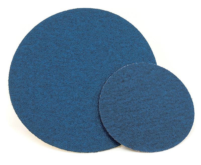 Sait 8-inch non-vacuum ZF zirconia alumina Velcro paper disc with 40 grit for grinding and polishing applications.