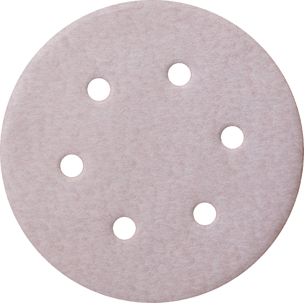 Sait 36658 6-inch vacuum-compatible Velcro paper disc with 6 holes, 3S aluminum oxide, 320 grit for grinding and polishing.