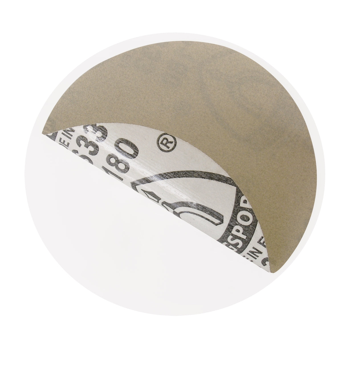 Klingspor 303326 PSA self-adhesive paper discs, 6-inch aluminum oxide abrasive discs in 40 grit for sanding and grinding.