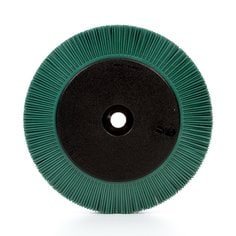 3M Scotch-Brite SB33081 - Radial Bristle Brush 8 Inch x 1 Inch x 1-1/4 Inch (50 Grit) With Flange 7100138332 - eGrimesDirect