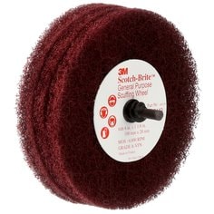 3M Scotch-Brite SB67430 - Scotch-Brite Roloc Plus General Purpose Scuffing Wheel 3M 7100199070 7100199070 - eGrimesDirect