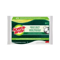 3M Scotch-Brite DD-3-12-CA - Scotch-Brite Gentle Clean Scrub Sponge 3/pack 3M 7100205873 7100205873