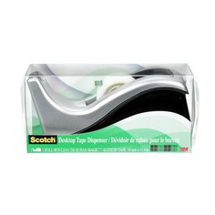 3M Scotch C60-SILVER - Scotch Desktop Tape Dispenser C60 Silver 19 mm x 11.4 m (3/4 in x 12.5 Yd) 7000138516