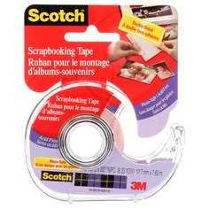 3M Scotch 002C - Double Sided Scrapbooking Tape (0.5 Inch x 8.3 Yards) 7000136785
