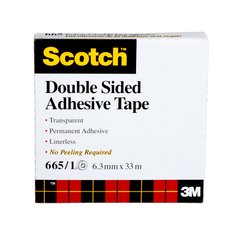 3M Scotch 665-6 - Double-Sided Tape (1/4 Inch x 36 Yards) 7000125289 - eGrimesDirect