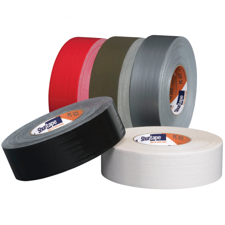 Shurtape PC622BL 3"X60YDS - Duct Tape Black PC622BL (3 Inch x 60 Yards) - eGrimesDirect