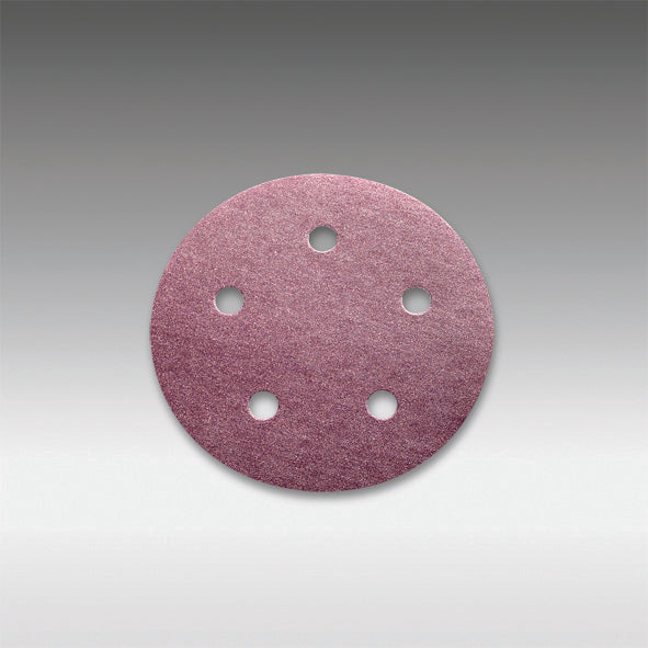 Sia 0845.6297.0320 - 5 Inch (125 mm) Dh-5 320 Grit Siafast Disc 1950 Siaspeed (Paper, Aluminum Oxide Stearate, Pink) - eGrimesDirect