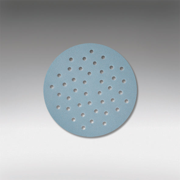 Sia 4753.1309.0500 - 5 Inch (125 mm) Dh-41 500 Grit Siafast Disc 1948 Fibo Tec (Paper, Aluminum Oxide Stearate, Blue) - eGrimesDirect