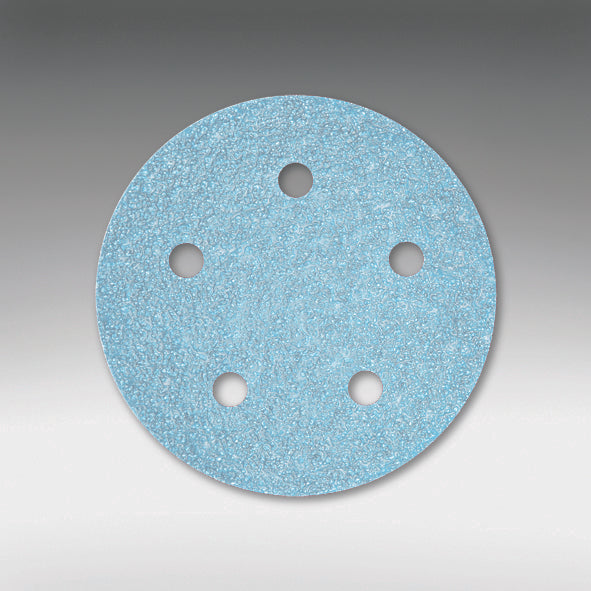 Sia Siaflex 0798.0972.0080 - 5 Inch (125 mm) Dh-5 80 Grit Siafast Disc 1948 Siaflex (Paper, Aluminum Oxide Stearate, Blue) - eGrimesDirect