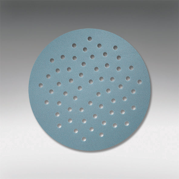 Sia Siaflex 2232.0532.0280 - 6 Inch (150 mm) Dh-59 280 Grit Siafast Disc 1948 Siaflex Fibo Tec (Paper, Aluminum Oxide Stearate, Blue) - eGrimesDirect