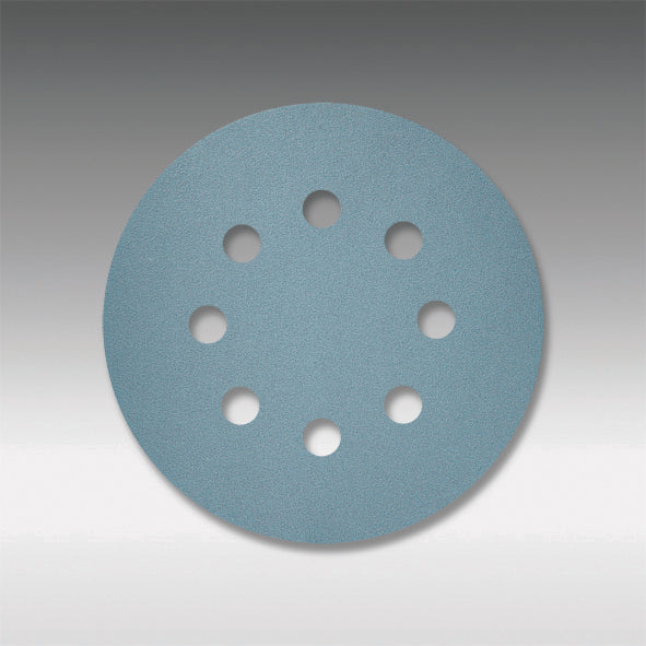 Sia Siaflex 8239.3460.0040 - 5 Inch (125 mm) Dh-8 40 Grit Siafast Disc 1948 Siaflex (Paper, Aluminum Oxide Stearate, Blue) - eGrimesDirect