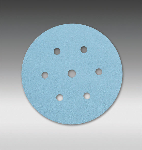 Sia Siaflex 8390.6852.0800 - 6 Inch (150 mm) Dh-7 800 Grit Siafast Disc 1948 Siaflex (Film, Aluminum Oxide Stearate, Blue) - eGrimesDirect