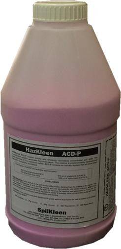 SpilKleen AN4KG acid neutralizer dry 4kg bottle, neutralizer product for chemical spill cleanup, in a white container.