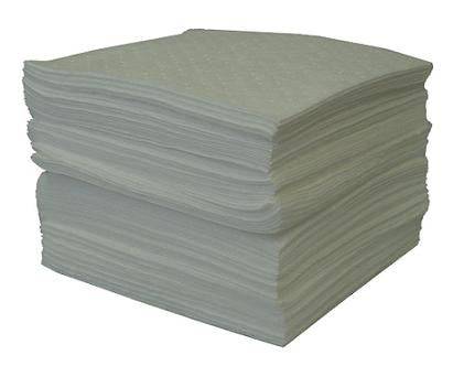 SpilKleen BP100 heavy fine fibre bonded pads showing thick, durable cleaning pads with textured surface for industrial use.