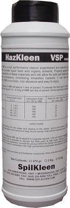 SpilKleen Mercury Vapour Suppressant MVS1 in a 600g bottle for spill control and mercury vapour suppression.