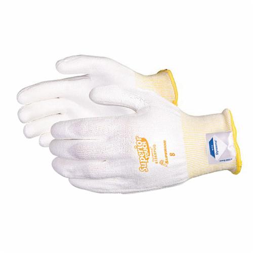 Superior Glove Cleanroom CS13SXPU-8 - Cleanroom Processed White Dyneema Glove. Polyurethane Palm - eGrimesDirect