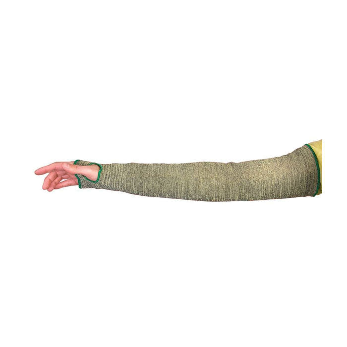 Superior Glove Contender KGC1T18TSFXL - Contender Sleeve -Tapered Knit FR Aramid Blend Silicone Free 18 Inch With Thumbhole ANSI A4 - eGrimesDirect