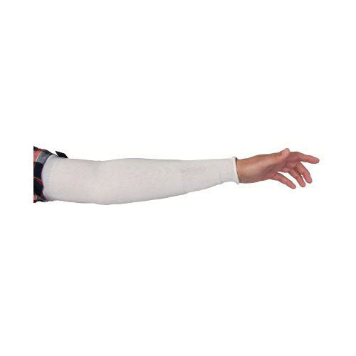 Superior Glove Cutban KN1T18TH/XL - Cutban Cool Sleeve White 18 Inch Tapered Knit With Thumbhole Single Layer ANSI A3 Cut - eGrimesDirect