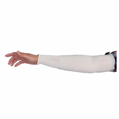 Superior Glove Cutban KN1T18V/S - Cutban Cool Sleeve White 18 Inch Tapered Knit Single Layer Velcro Strap At Top,Ansi A3 Cut - eGrimesDirect