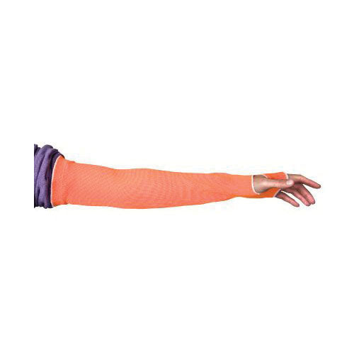 Superior Glove Cutban KOP1T18 - Hi-Viz Orange Cutban Sleeve Tapered Knit 1Ply 18 Inch ANSI A2 Cut - eGrimesDirect