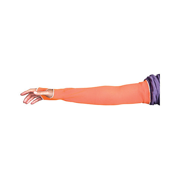 Superior Glove Cutban KOP1T22TH - Hi-Viz Orange Cutban Sleeve Tapered Knit 1Ply 22 Inch With Th ANSI A2 Cut - eGrimesDirect