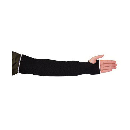 Superior Glove Cutban KP1T22THXX - Black Cutban Sleeve Tapered Knit Single Layer 22 Inch With Thumbhole ANSI A2 Cut - eGrimesDirect
