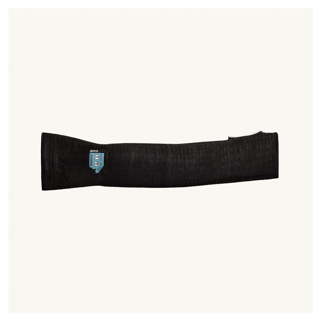 Superior Glove TenActiv KPSTA18THXXL - Tenactiv Sleeve 18 Inch Tubular Knit Blended Black Poly/Steel 1 Inch Elastic Top With Thumbhole ANSI A8 - eGrimesDirect