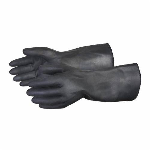 Superior Glove Chemstop NE240TKL11 heavy-duty chemical resistant neoprene gloves with terry-knit liner, 16-inch size 11 reusable gloves.